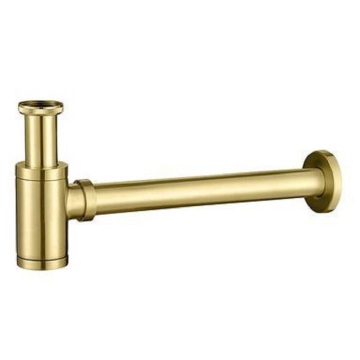 Jutye Drains Brushed Gold Pop-up Drain for Home Basin Sink
