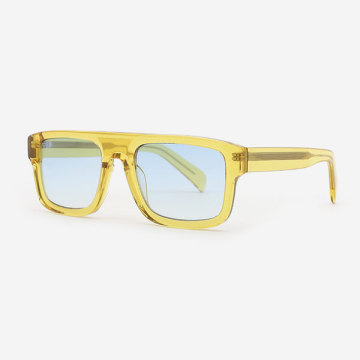 Square classic Acetate Unisex Sunglasses