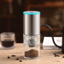 Portable Cordless Electric Burr Coffee Grinder