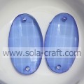 Transparent Plastic Oval Beads with two holes for Links of the Walls,Windows and Doorways