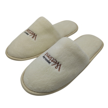 The most popular modern design customized color non-slip disposable hotel spa slippers