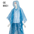 Plastic protective raincoat