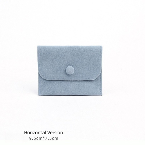 Luxury Velvet Jewelry Bag with Anti-Oxidation Snap Fastener
