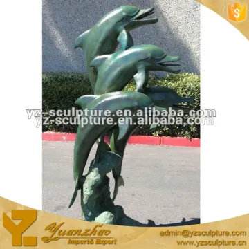 dolphin fountain statue