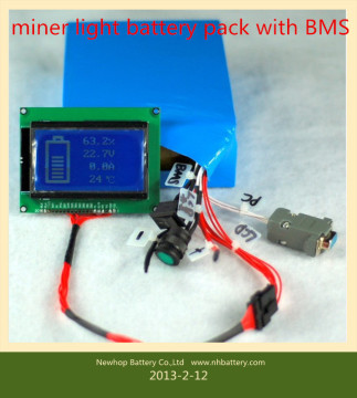 18V 20ah LiFePO4 Battery for Miner Light Battery