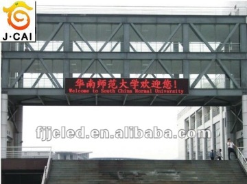 single color digital led street display signs waterproof