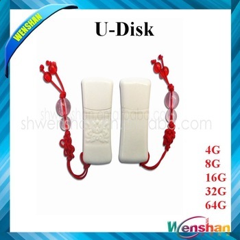2015 New plastic tiny white with logo usb drive 16gb flash disk pen usb 8gb flash drive