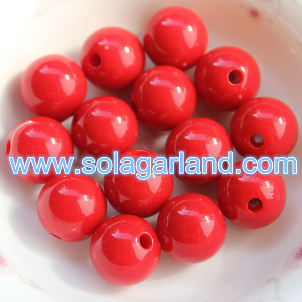 Opaque Round Beads