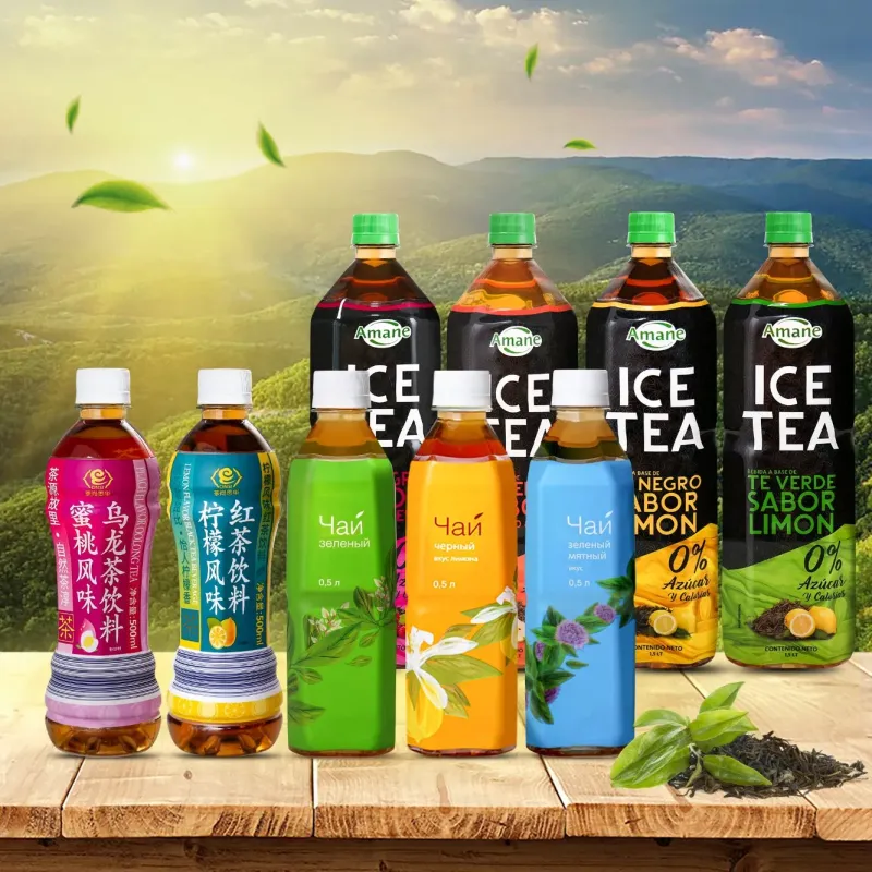 International Low Calorie Lemon Black Tea Flavor Beverage