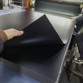 Good price black matt rigid pvc plastic sheet