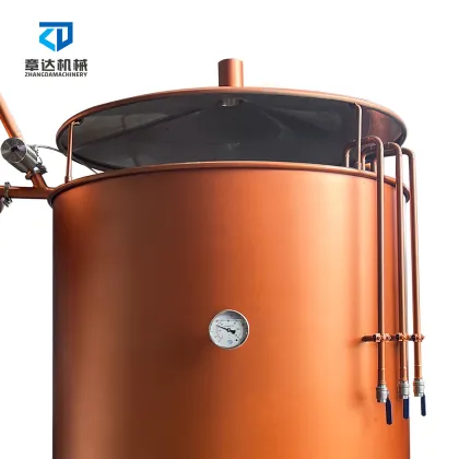Charentais Red Copper Still Distilling Machine - 200L 500L Cognac Brandy Distiller