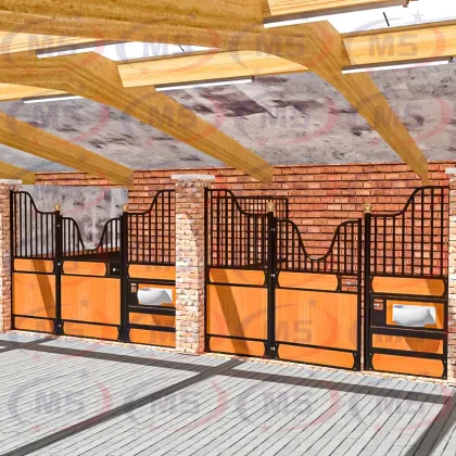 Prefab Bamboo Horse Stall Front Doors: Farm Stable Equipment Solutions