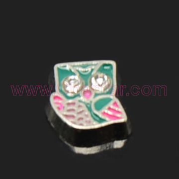Owl shape alloy pendant charms ,locket chamrs for making fashion jewelry