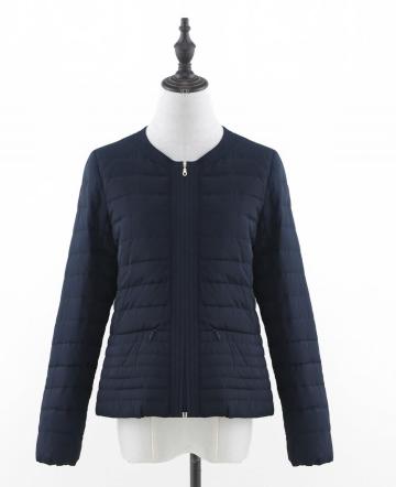 Women's Navy Blue Short down jacket