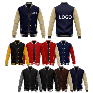 ขายแจ็คเก็ต Bomber Wool Bomber Wool ของผู้ชาย