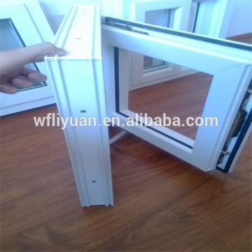 Arc PVC Window with Grill design/pvc arch window/pvc round window