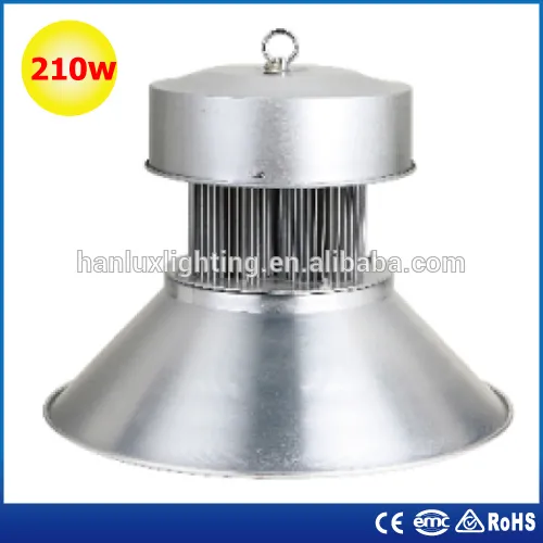 good quality high lumen 210w 15750lm waterproof ip65 cob led highbay light