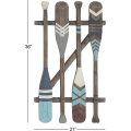 Coastal Wood Oar Wall Decor