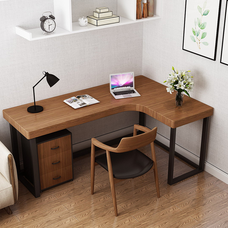 Wood L Shaped Desk