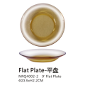 Household Durable Round Flat Plate For Dinner