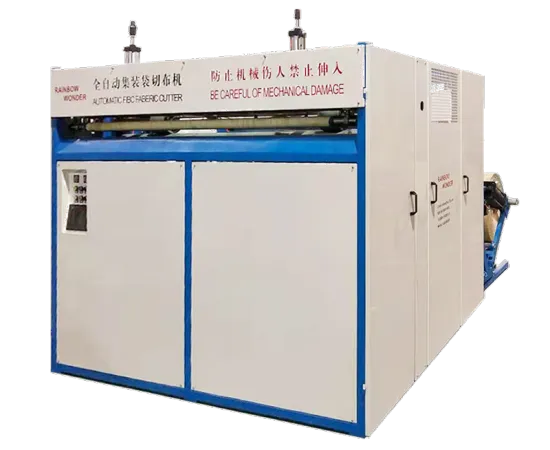 Automatic container bag cutting machine