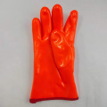 winter work gloves pvc dipped oil industrial