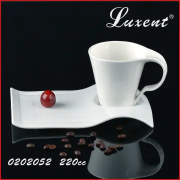 wholesale cheap food safe super white ceramic cup and saucer