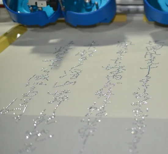 Machine A Strass Crystal Automatic Rhinestone Machine Used For Abaya, Lingerie, Wedding Dress, Saree And Evening Wear