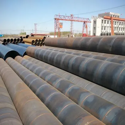 Large Diameter Spiral Welded Black Carbon Steel Pipe