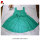 Green christmas fashion hand embroidery dresses