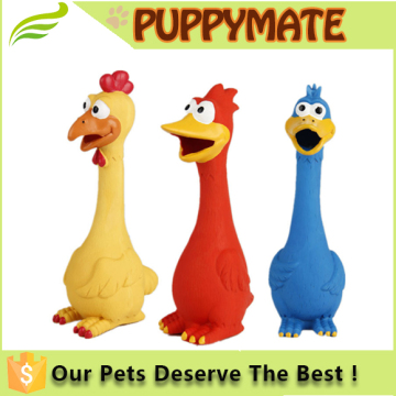 Screaming Rubber Chicken Pet Dog Toy Squeak Squeaker Chew Toy, Children Toys Safe