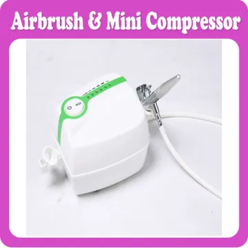Multi-Purpose Airbrush Makeup Kit with Mini Air Compressor and Single Action Airbrush