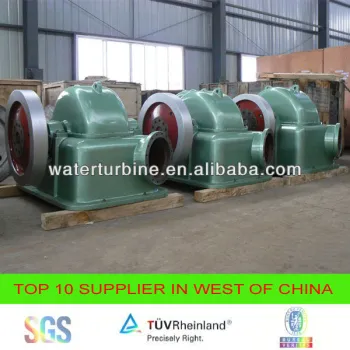 water wheel generator for hydro power plant