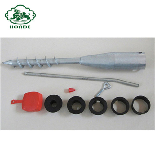 Galvanized Ground Screw Anchor untuk Yayasan Rumah