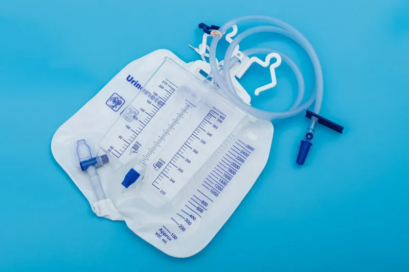 Urine Meter with 2600ml + 500ml Medical Drainage Bag