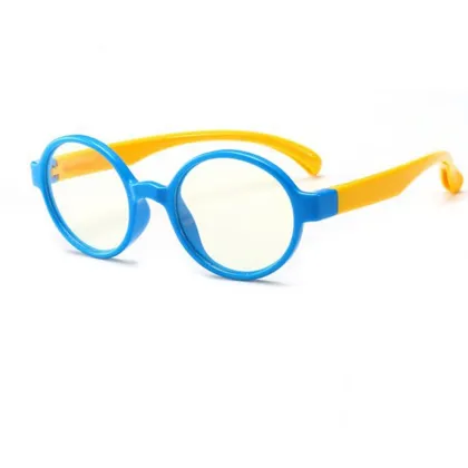 Silicone TR90 Kids Tech Protect Anti-Blue Light Blocking Gaming Glasses