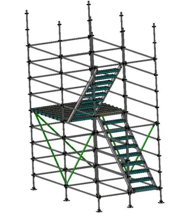 Q235 Steel Ringlock Systems Scaffold , Sgs Scaffolding , Construction Scaffolding