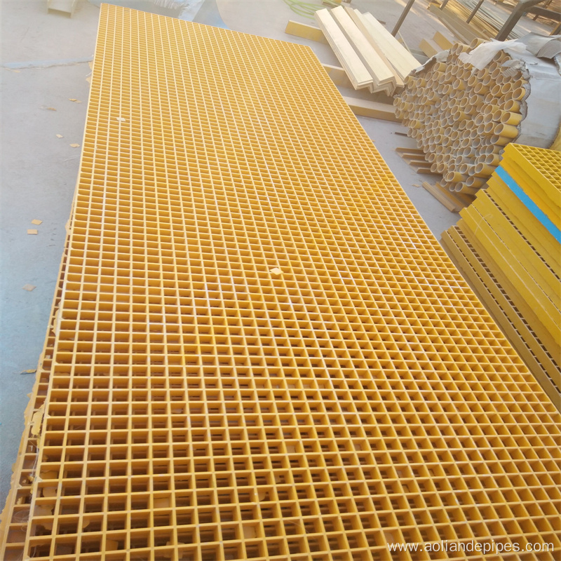 Mini Mesh Fiberglass FRP Grating For Garden Walkway