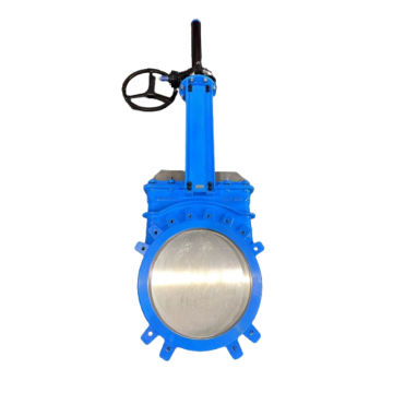 Big Size Stainless Steel Knife Gate Valve with ANSI 150 Flange