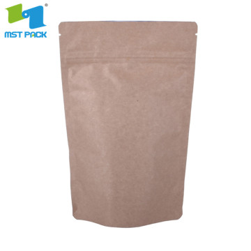 Mat printing Ziplock Top Tea Bag Packaging