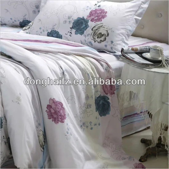 fashion printed twill cotton fabric for bedding