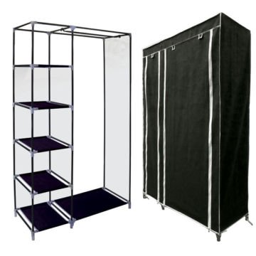 EASY-ASSEMBLY WARDROBE RAIL CLOTHES STORAGE, WHOLESALE HIGH QUALITY WARDROBE