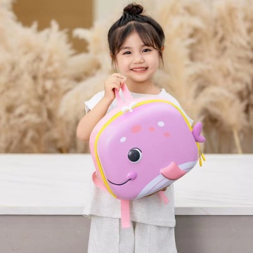 Wholesale Wholesale Kids Hard Shell Backpacks, 3D Dolphin Cartoon School Bags for Children