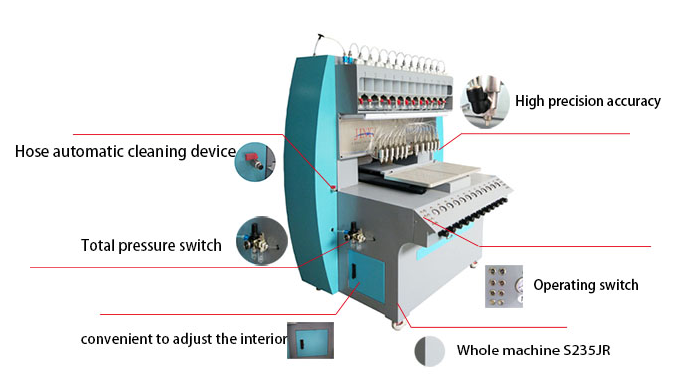 Yüksək keyfiyyətli PVC rəngli telefon qutusu paylayan maşın