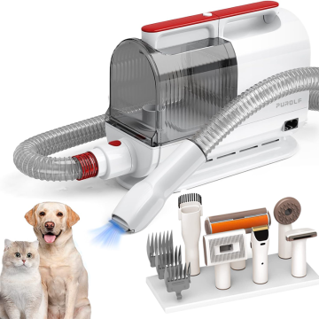 2023 Professional Dog Grooming Kit with Vacuum and 7 Grooming Tools