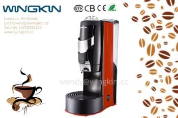 new design Turkish Italy pump 44-45mm size POD half automatic 230V brew coffee maker with CE certificate