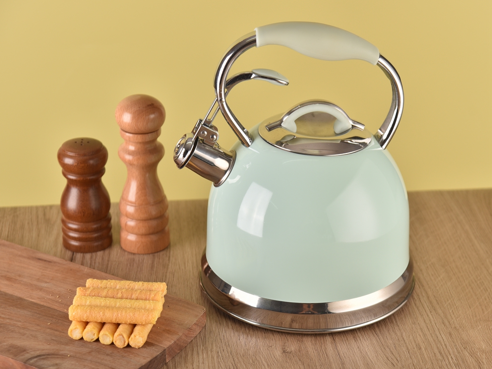 Aluminum formed capsule bottom top sell kettle