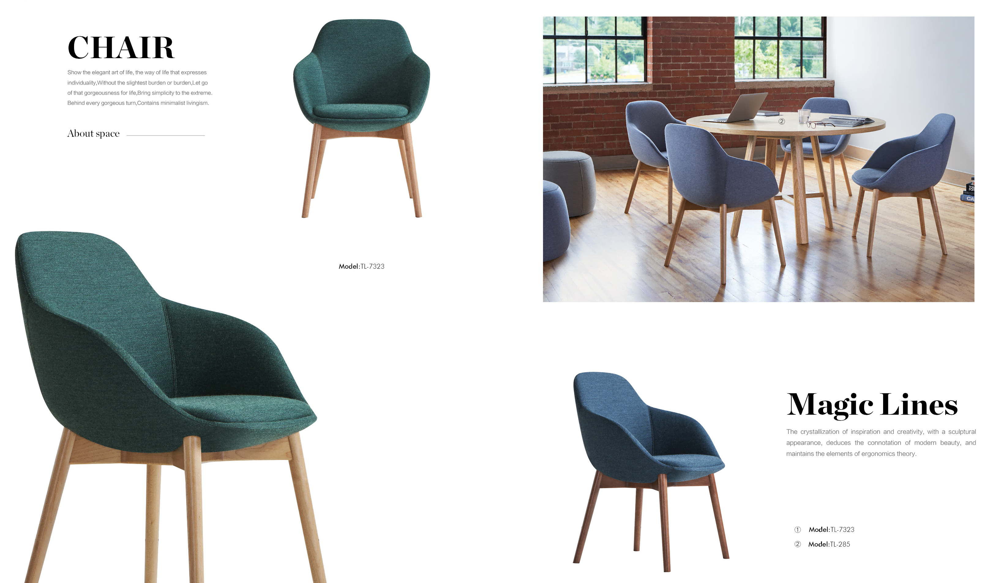 Modern Hotel Guest Room Leisure Velvet Fabric Sofa Chairs Whole sponge Lounge armchair Living Room Chair