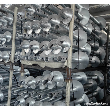 Csavaros csavaros horgony szilárd alapozó cölöpökhöz