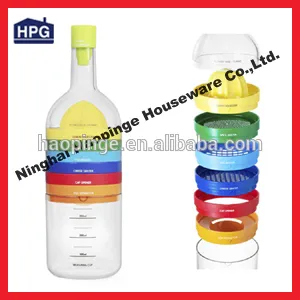 8 pcs plastic bottle sharp kitchen tools